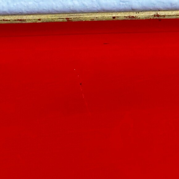 Vintage Otagiri Japan Red Lacquer Holiday Christmas ServingTray 80s - Picture 10 of 10